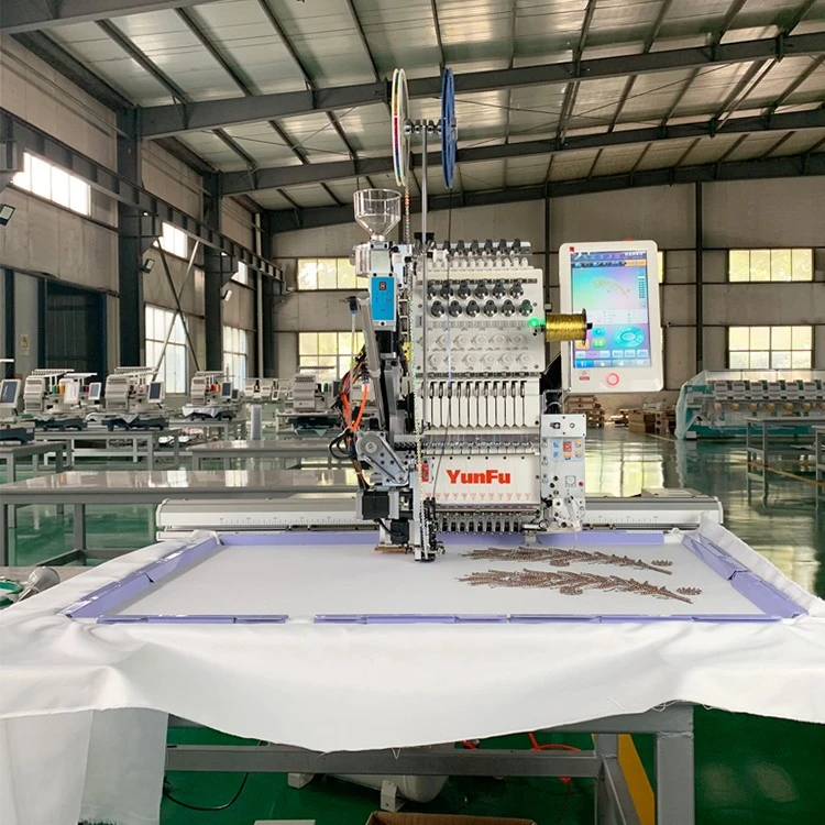 embroidery machine with beads device